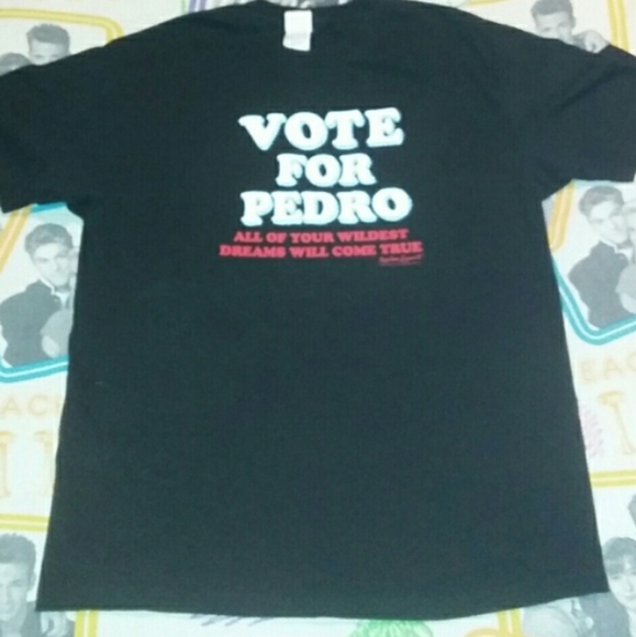 2006 Napoleon Dynamite Vote For Pedro Shirt - Picture 2 of 6
